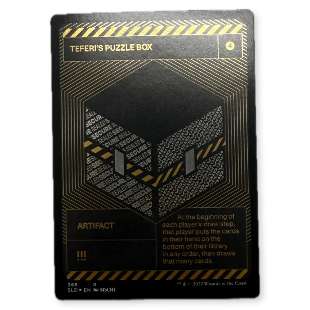 Secret Lair x MSCHF Teferi's Puzzle Box #368 Silver Foil MTG Rare